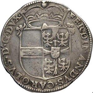 obverse: Mantova, Ferdinando Carlo Gonzaga/Nevers (1669-1707), Scudo 1680, Rara MIR-729 Ag 41 mm 21,61 g, BB
				