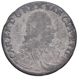 obverse: Carlo Emanuele III (1730-1755) 5 Soldi 173? - Nomisma  MI (g 4,31). MB+/BB