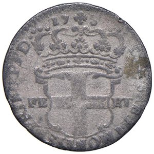 reverse: Carlo Emanuele III (1730-1755) 5 Soldi 173? - Nomisma  MI (g 4,31). MB+/BB