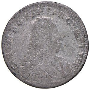 obverse: Carlo Emanuele III (1730-1755) 5 Soldi 1735 - Nomisma 34 MI (g 4,40) NC. MB+