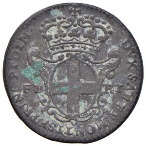 reverse: Carlo Emanuele III (1730-1773) 2,6 Soldi 1744 - Nomisma 55  MI (g 3,19) NC. MB/qBB