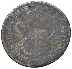 reverse: Carlo Emanuele III (1755-1773)  Monetazione per la Sardegna - Reale 1768 - Nomisma 253 AG (g 2,97) R. B