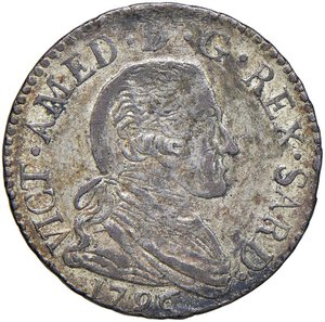 obverse: Vittorio Amedeo III (1773-1796) 20 Soldi 1796 - Nomisma 365 MI (g 5,56). BB+