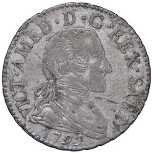 obverse: Vittorio Amedeo III (1773-1796) 20 Soldi 1795 - Nomisma 364 MI (g 5,14). BB