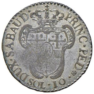 reverse: Vittorio Amedeo III (1773-1796) 10 Soldi 1795 - Nomisma 369 MI (g 2,61). BB-SPL