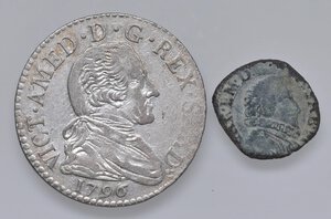 obverse: SAVOIA Lotto di due monete. BB-SPL