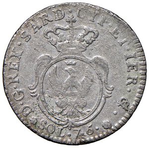 reverse: Carlo Emanuele IV (1796-1802) 7,6 Soldi 1800 - Nomisma 487 MI (g 3,93) R. BB+