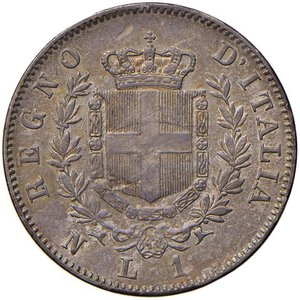 reverse: Vittorio Emanuele II (1861-1878) Lira 1862 N - Nomisma 911 AG R Screpolatura al R/ e colpetto al bordo. qBB