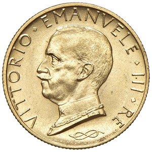 obverse: Vittorio Emanuele III (1900-1946) 100 Lire 1931 A. IX - Nomisma 1055 AU. qFDC