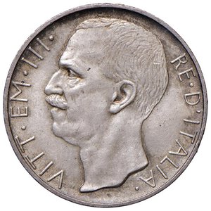 obverse: Vittorio Emanuele III (1900-1946) 10 Lire 1927* - Nomisma 1110 AG. qFDC