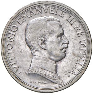 obverse: Vittorio Emanuele III (1900-1946) 2 Lire 1917 - Nomisma 1166 AG. SPL