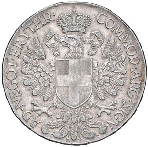 reverse: Vittorio Emanuele III (1900-1946) Eritrea - Tallero 1918 - Nomisma 1412 AG. BB