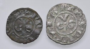 obverse: ANCONA Lotto di due denari di Ancona. MB-BB