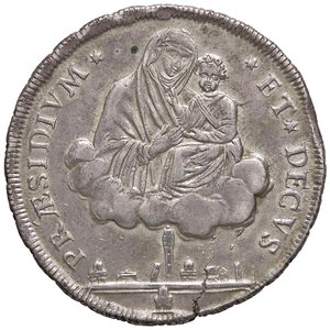 reverse: BOLOGNA Scudo da 10 Paoli 1797 - MIR 58/2 AG (g 29,11) Bella patina, frattura del tondello. BB+