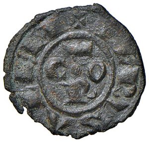 obverse: BRINDISI Corrado I (1250-1254) Denaro - MIR 301 MI (g 0,75). SPL