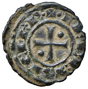 reverse: BRINDISI Corrado II (1254-1258) Denaro - MIR 310 MI (g 0,73) RRR. qSPL