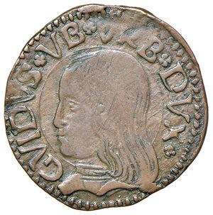 obverse: CASTELDURANTE Guid Ubaldo I (1482-1508) Quattrino - Cavicchi 15 CU (g 1,31). BB-SPL