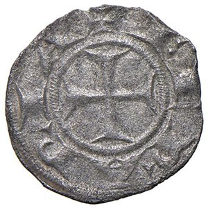 reverse: FERRARA Comune (XIII secolo) Denaro - MIR 741 MI (g 0,44). BB+