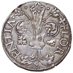 obverse: FIRENZE Repubblica - Grosso, 1509, II semestre, Banco di Andrea di Matteo Albizzi, stemma Albizzi con B sopra - Bernocchi 3596 AG (g 1,91) Ondulazione del tondello. BB