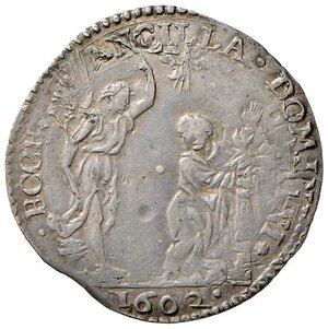 reverse: FIRENZE Ferdinando I (1587-1609) Giulio 1602 - MIR 234/2 (indicato R/3) AG (g 3,02) RRR. BB+