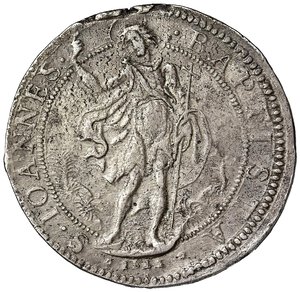 reverse: FIRENZE Cosimo II (1608-1621) Piastra 1611 - MIR 261/1 AG (g 32,00) RR Diffuse piccole screpolature tipiche dell’emissione. BB+