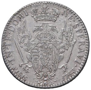 reverse: FIRENZE Francesco II (1737-1765) Francescone 1747 - MIR 361/1 AG (g 26,91). MB-qBB