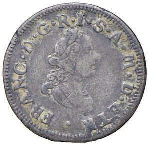 obverse: FIRENZE Francesco II (1737-1765) Crazia da 10 quattrini 1759 - MIR 366/2 CU (g 1,71) R Con cartellino da vecchia raccolta. MB