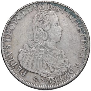 obverse: FIRENZE Pietro Leopoldo (1765-1790) Francescone 1770 - MIR 377/2 AG (g 27,00) R Con cartellino da vecchia raccolta. qBB