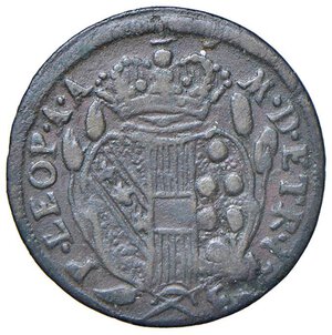 obverse: FIRENZE Pietro Leopoldo (1765-1790) Soldo 1785 (?) - MIR 393/6 CU (g 2,01) R. BB