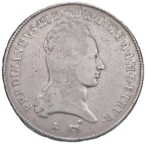 obverse: FIRENZE Ferdinando III (1790-1801) Francescone 1795 - MIR 405/4 AG (g 27,00). MB