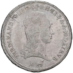 obverse: FIRENZE Ferdinando III (1790-1801) Francescone 1799 - MIR 405/8 AG (g 27,19). qBB