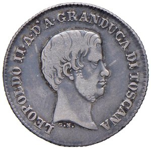 obverse: FIRENZE Leopoldo II (1824-1859) Fiorino 1856 - MIR 453/5 AG (g 6,74) R Graffio al R/. MB-qBB