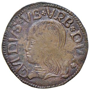 obverse: FOSSOMBRONE Guidobaldo I (1482-1508) Quattrino - Cav. 20 CU (g 1,12) RR. SPL