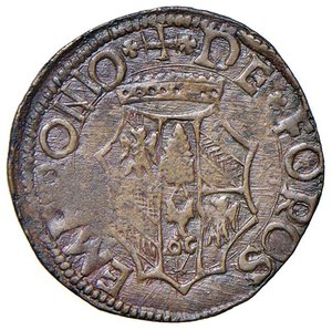 reverse: FOSSOMBRONE Guidobaldo I (1482-1508) Quattrino - Cav. 20 CU (g 1,12) RR. SPL