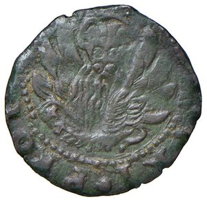 obverse: FRINCO Anonime consortili (1581-1601) Contraffazione del sesino di Venezia - cfr. MIR 641 CU (g 0,85). BB+