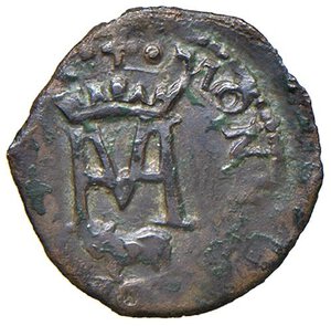 obverse: FRINCO Ercole e Claudio Mazzetti (1581-1584) Contraffazione del liard - MIR 652 CU (g 0,72). BB+