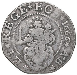 obverse: GENOVA Dogi Biennali (1637-1797) Scudo stretto 1666 sigle AB - MIR 294/24 AG (g 37,84). MB