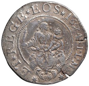 obverse: GENOVA Dogi Biennali (1637-1797) Scudo 1674 sigle ILM - MIR 294/35 AG (g 34,42) Fratture di tondello. MB-BB