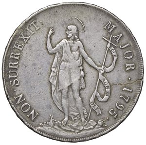 reverse: GENOVA Dogi biennali (1637-1797) 8 Lire 1795 - MIR 309/3 AG (g 32,94). qBB