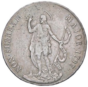 reverse: GENOVA Dogi biennali (1528-1797) 8 Lire 1797 - MIR 309/6 AG (g 33,10). qBB