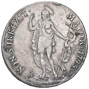 reverse: GENOVA Dogi biennali (1528-1797) 4 Lire 1795 - MIR 313/2 AG (g 16,41). BB