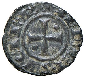 reverse: MESSINA Corrado II (1254-1258) Denaro - MIR 166 CU  (g 0,57). qSPL