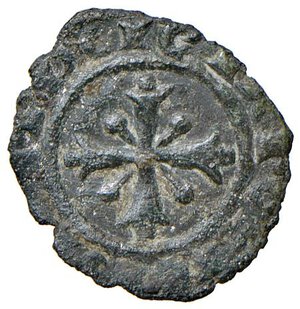 reverse: MESSINA Carlo I d Angiò (1266-1282) Denaro - MIR 161 MI (g 0,56). BB+