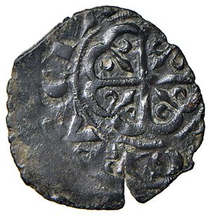 obverse: MESSINA Carlo I d Angiò (1266-1282) Denaro - MIR 163 MI (g 0,60). BB+