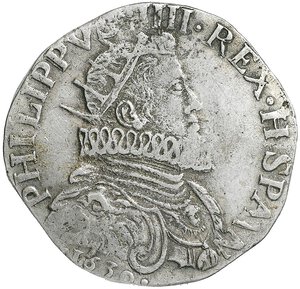 obverse: MILANO Filippo IV (1621-1665) Ducatone 1630 - Crippa 11; MIR 361/5 AG (g 32,04) RRR Mancanza di metallo al R/. BB