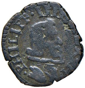 obverse: MILANO Filippo IV (1621-1665) Quattrino - MIR 377 CU (g 2,77). qBB