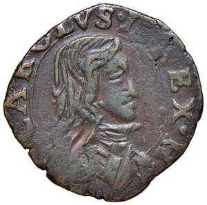 obverse: MILANO Carlo II (1676-1700) Quattrino - MIR 392 CU (g 1,41). qBB/BB