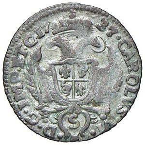 obverse: MILANO Carlo VI (1706-1740) 5 Soldi 1737 - MIR 417/4 MI (g 2,50) R. BB