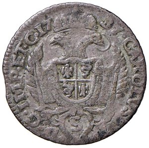 obverse: MILANO Carlo VI (1711-1740) 5 Soldi 1737 - MIR 417/4 MI (g 2,77) R. MB