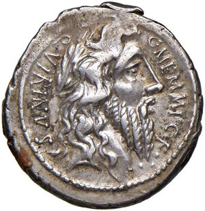 obverse: Memmia - Caius Memmius - Denario (56 a.C.) Testa laureata di Quirino a d. -  R/ Cerere seduta a d. con spighe di grano - B. 9; Cr. 427/2 AG (g 3,83). BB/BB+